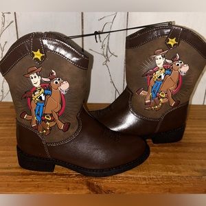 Disney Pixar Toy Story Woody Kid's Cowboy Western Boots (Toddler-Little kid)